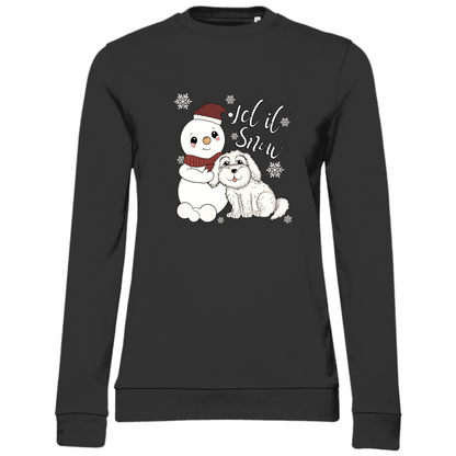 Let it snow - Sweatshirt für Damen