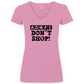 Adopt Don't Shop - V-Shirt für Damen