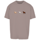 Pferde Trio - Oversize T-Shirt-Unisex