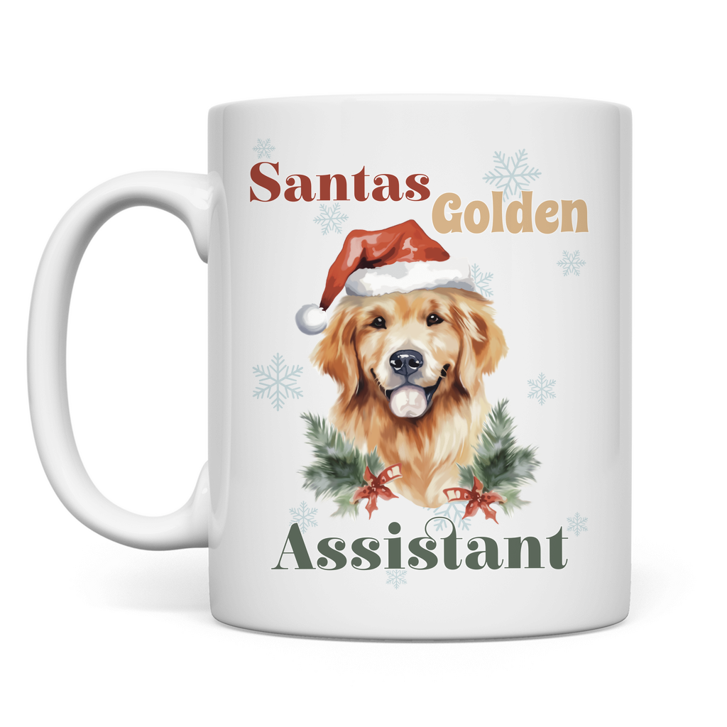 Santas Golden Assistant - Tasse