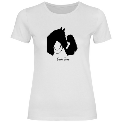 Freundschaft - T-Shirt für Damen- Dein Wunschtext