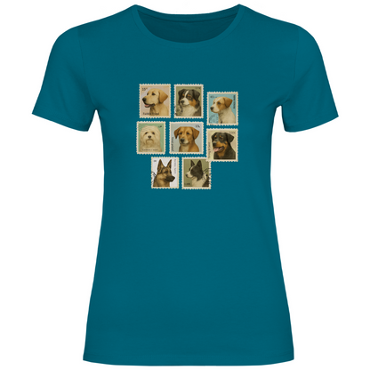 Briefmarken - T-Shirt für Damen