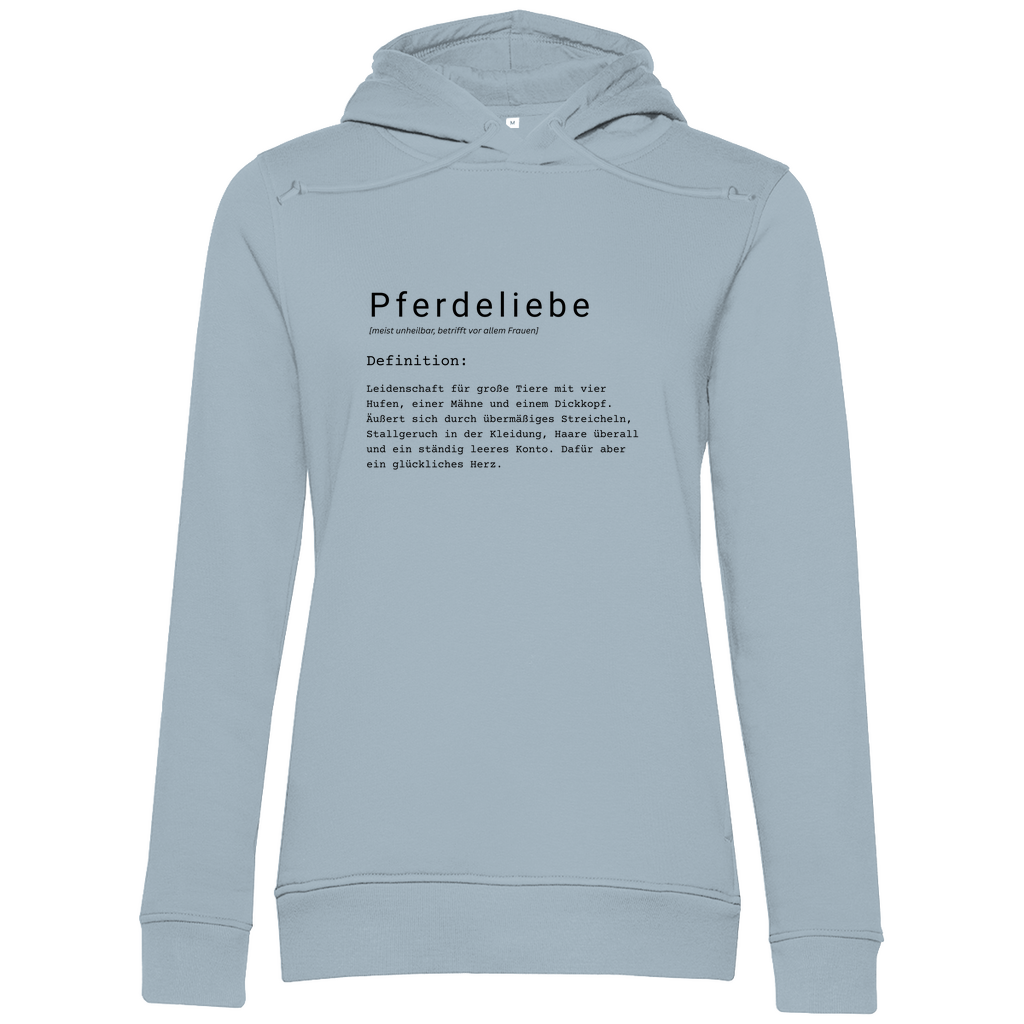 Pferdeliebe - Bio-Hoodie für Damen