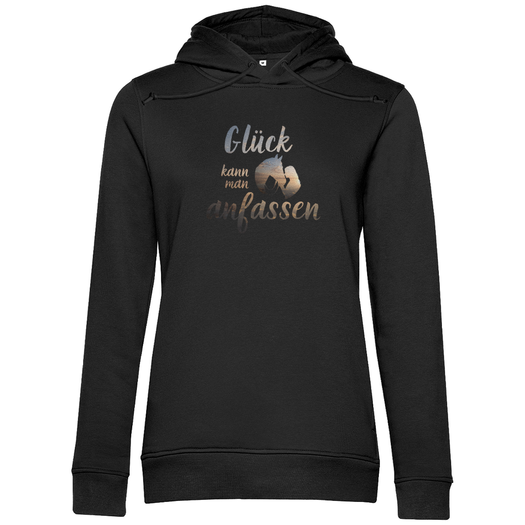 Glück - Bio-Hoodie für Damen