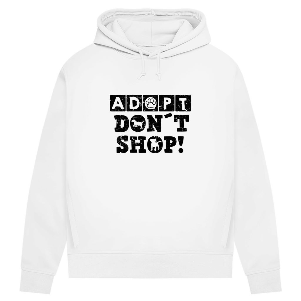 Adopt don't shop - Bio-Hoodie für Damen