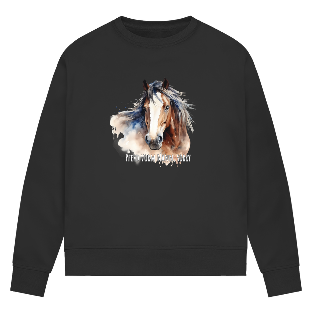 Pferd - Bio-Sweatshirt für Damen