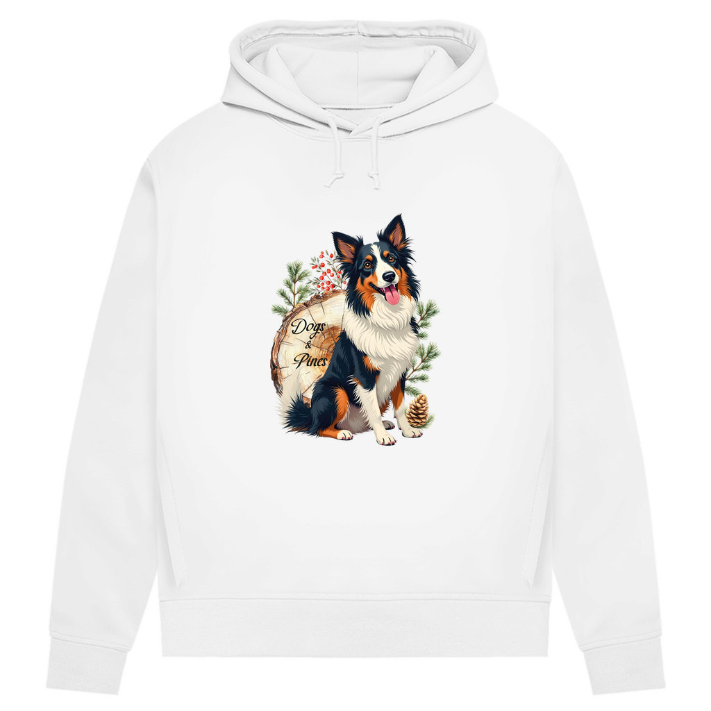 Dogs & Pines- Bio-Hoodie für Damen