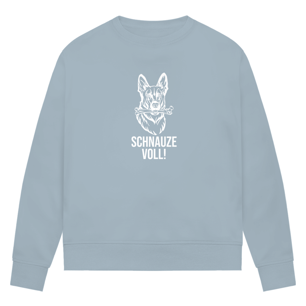 Schnauze Voll - Bio-Sweatshirt für Damen