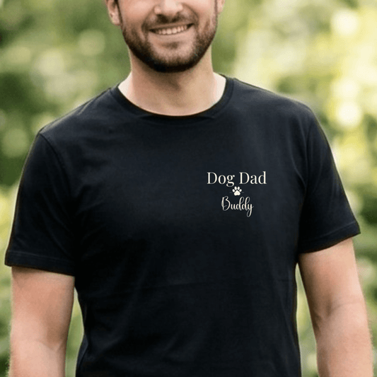 Dog Dad T-Shirt |Personalisiert| für Herren