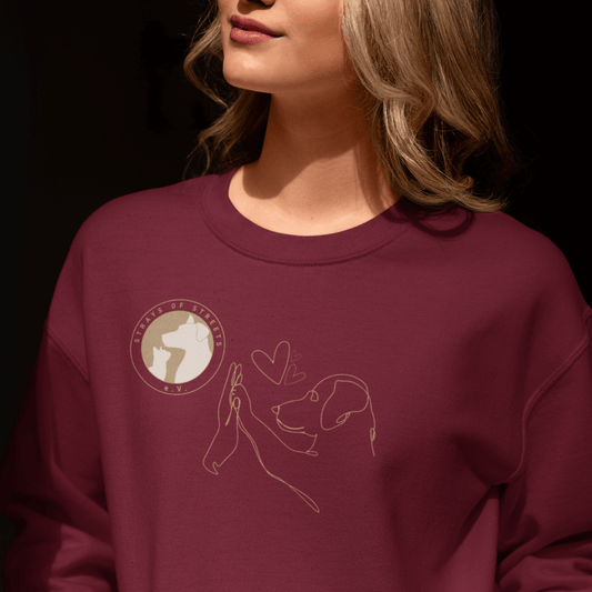 Strays of Streets Wahre Liebe - Sweatshirt für Damen