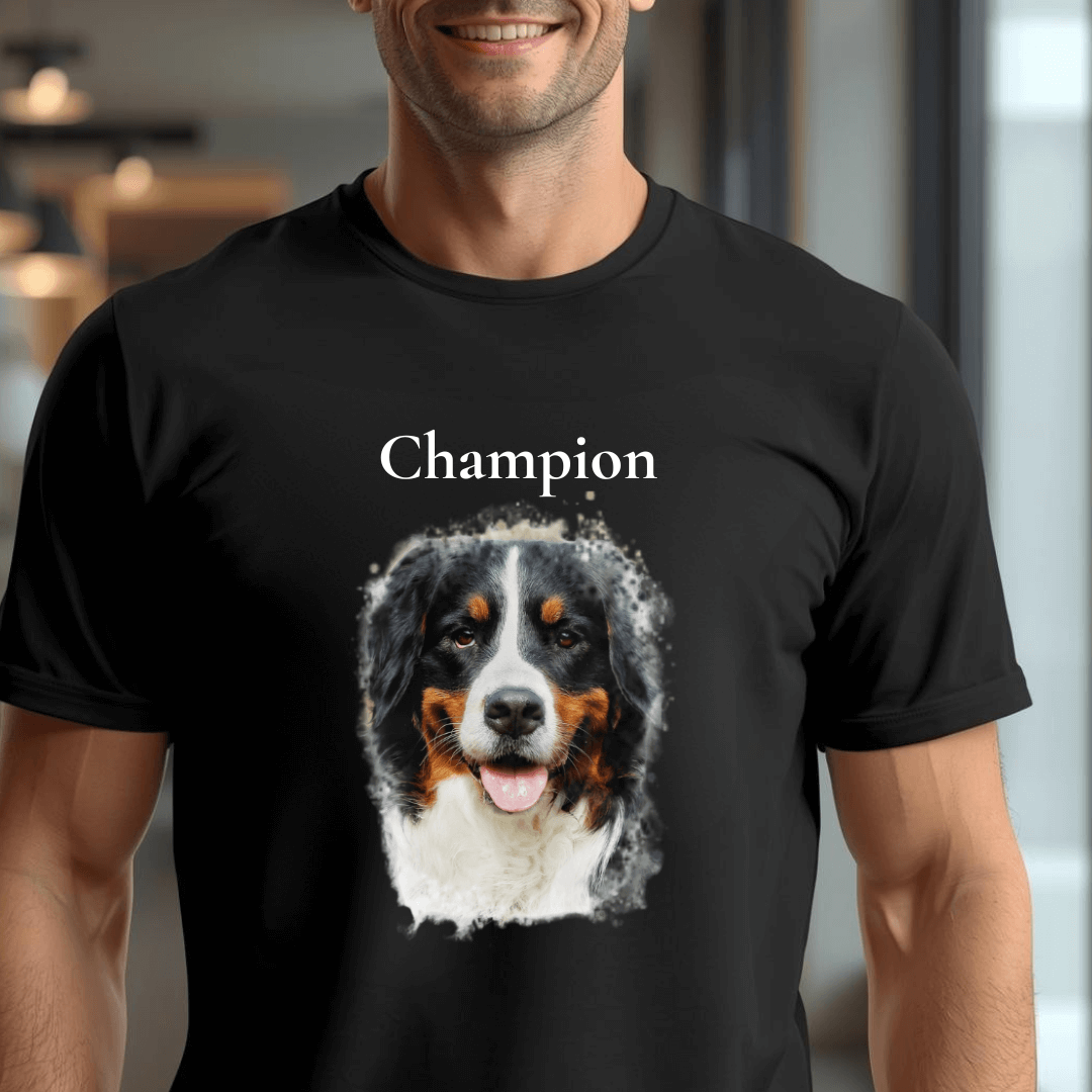 Dein Foto & Dein Text - T-Shirt für Herren