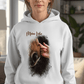 Dein Foto & Dein Text - Bio-Hoodie für Damen