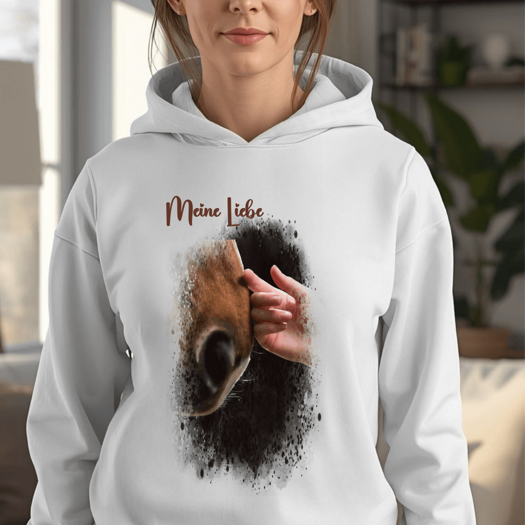 Dein Foto & Dein Text - Bio-Hoodie für Damen