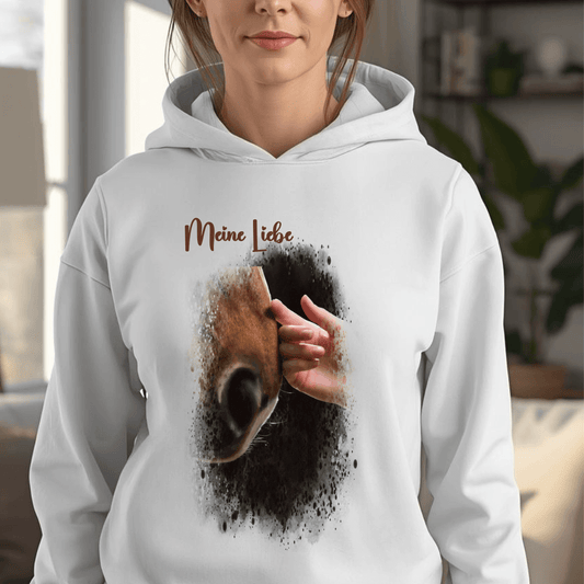 Dein Foto & Dein Text - Bio-Hoodie für Damen