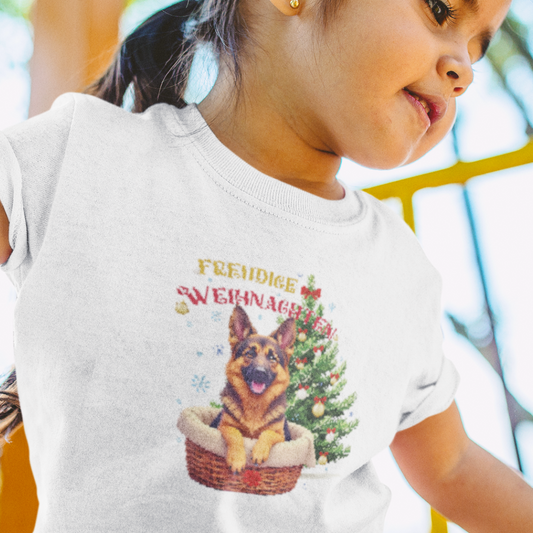 Freudige Weihnachten  - Bio T-Shirt für Kinder