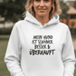 Mein Hund ist Besser– Hoodie aus Bio-Baumwolle für Damen