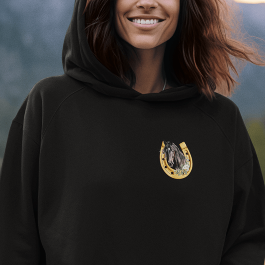 Pferdenliebe - Bio-Hoodie für Damen