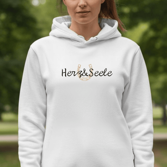 Herz und Seele - Bio-Hoodie für Damen