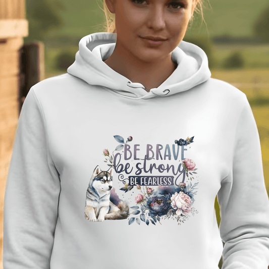 Be Strong – Hoodie aus Bio-Baumwolle für Damen