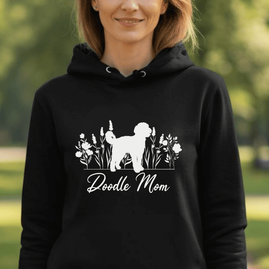 Doodle Mom – Hoodie aus Bio-Baumwolle für Damen