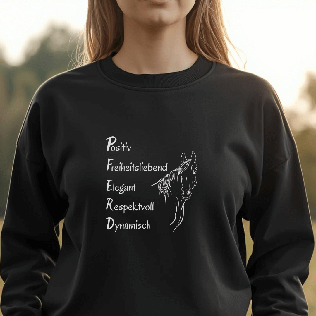 Seelenpferd - Bio-Sweatshirt für Damen