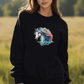 Pferd vor Vernunft - Bio-Sweatshirt für Damen
