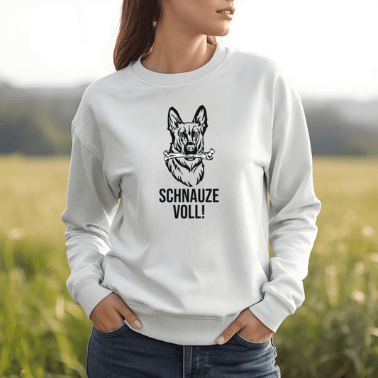 Schnauze Voll – Bio-Sweatshirt für Damen