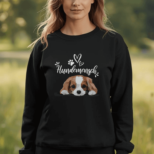 Hundemensch - Bio-Sweatshirt für Damen