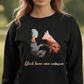Glück kann man anfassen – Bio-Sweatshirt für Damen