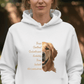 Golden Retriever– Hoodie aus Bio-Baumwolle für Damen