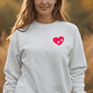 Pfötchen Im Herz – Bio-Sweatshirt für Damen