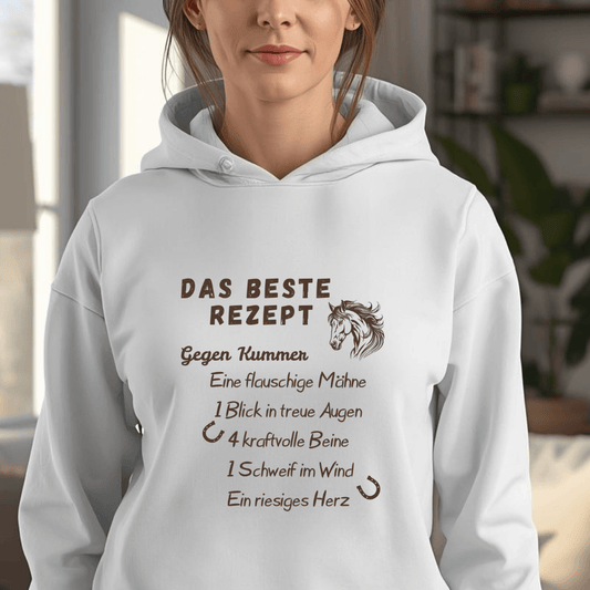 Herzensrezept - Bio-Hoodie für Damen