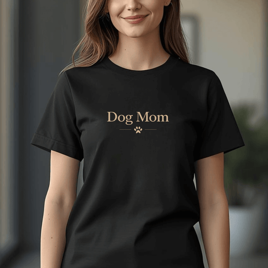 Dog Mom- T-Shirt für Damen
