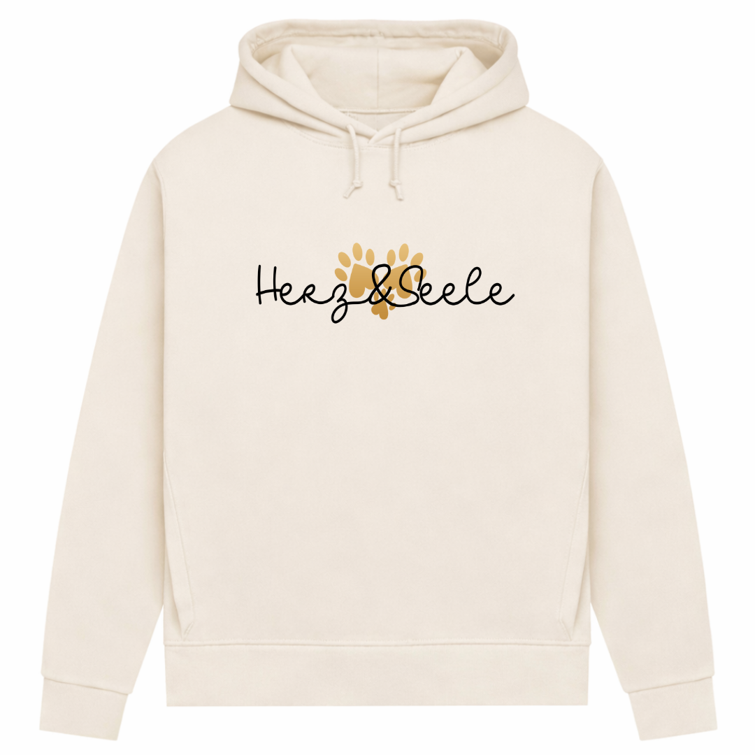 Herz und Seele – Hoodie aus Bio-Baumwolle für Damen