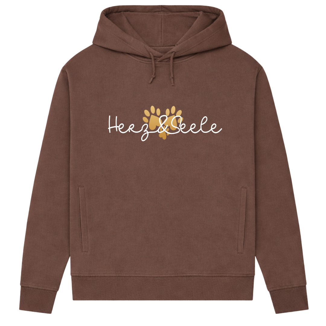 Herz und Seele – Hoodie aus Bio-Baumwolle für Damen