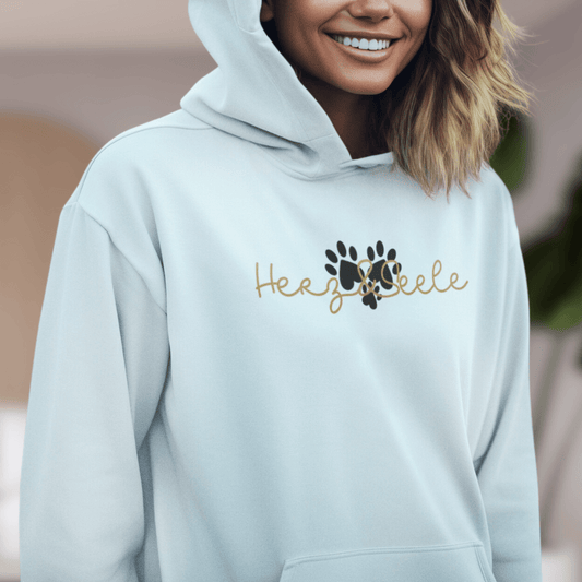 Herz und Seele -Bio-Hoodie für Damen