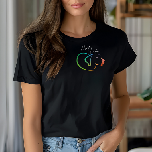 Mit Liebe - T-Shirt für Damen