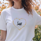 Pfötchenherz - T-Shirt für Damen