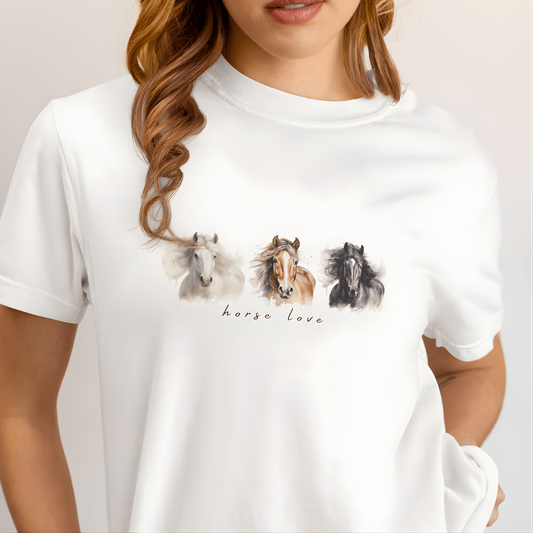 Horse Love - T-Shirt für Damen
