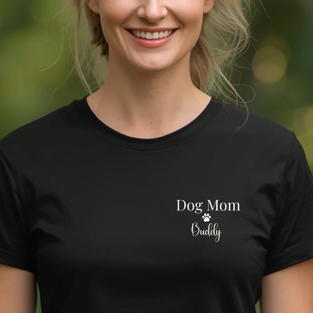 Dog Mom Shirt (Personalisiert) für Damen