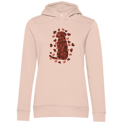 Valentinstag Special: Herzenshund – Bio-Hoodie für Damen