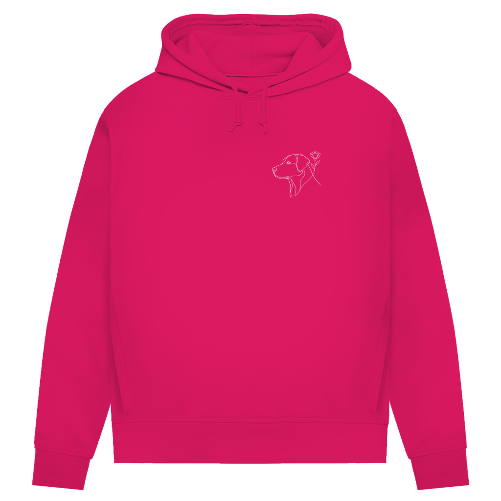 Paw & Flower Vibes - Bio-Hoodie für Damen