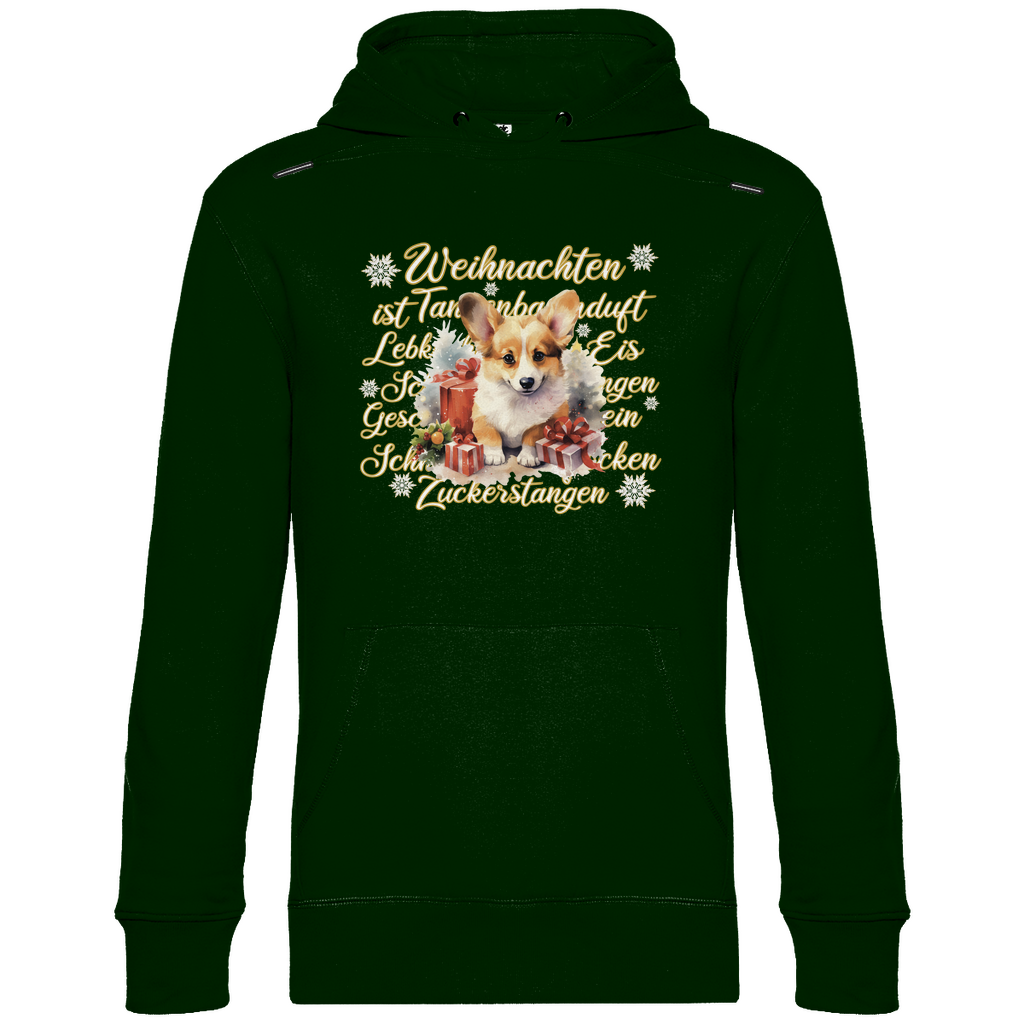 Weihnachten ist.. Corgi - Hoodie für Herren