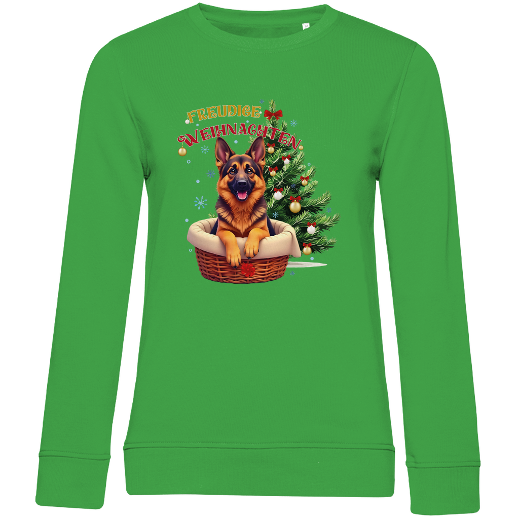 Freudige Weihnachten - Bio-Sweatshirt für Damen-Weihnachten