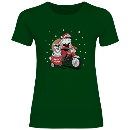 Biker Santa - T-Shirt für Damen-Weihnachten