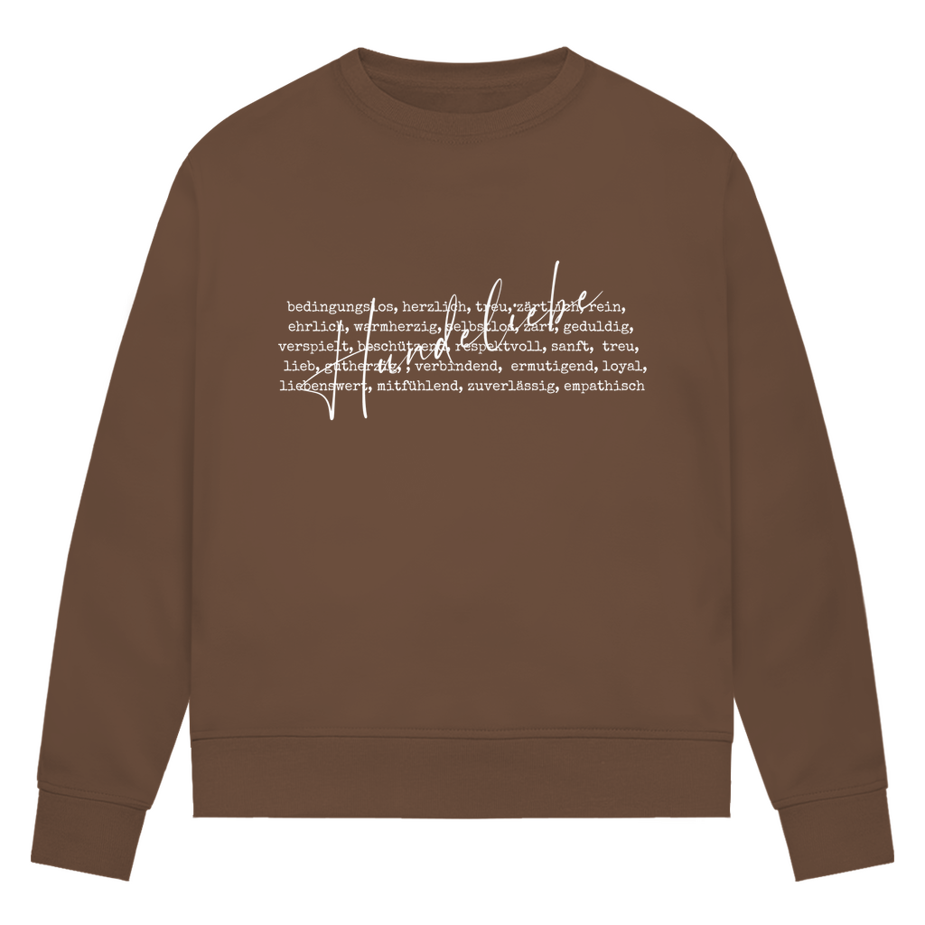 Hunde Liebe ist... - Bio-Sweatshirt für Damen