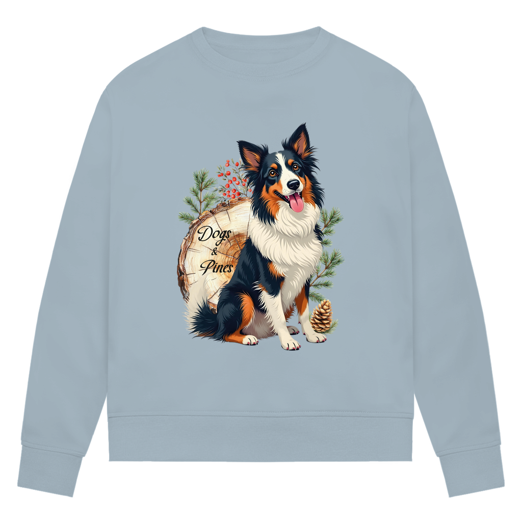 Dogs & Pines - Bio-Sweatshirt für Damen
