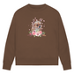 Flower Chihuahua - Bio-Sweatshirt für Damen
