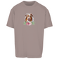 Flower Australian Shepherd - Oversize T-Shirt - Unisex