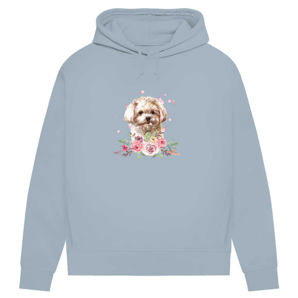 Flower Malteser - Bio-Hoodie für Damen